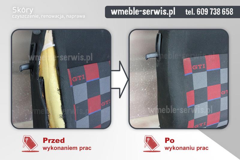 Naprawa siedzenia w samochodzie