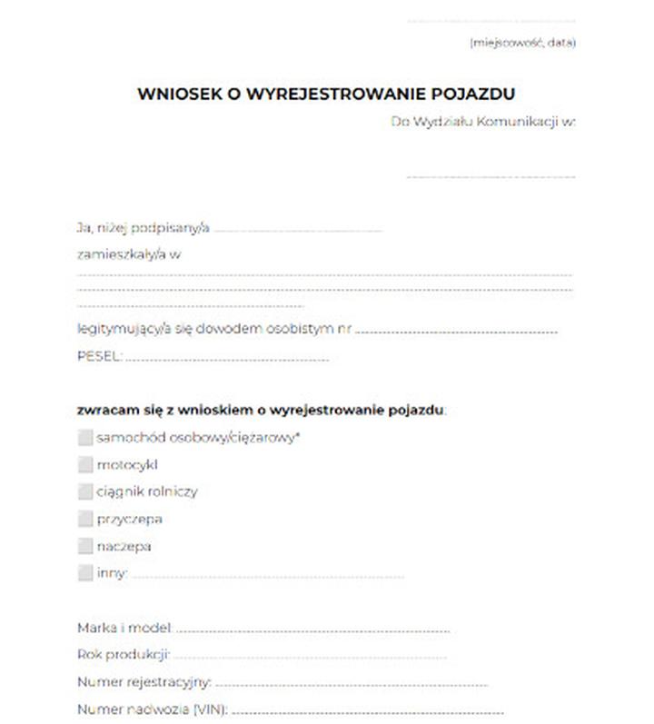 Wyrejestrowanie samochodu krok po kroku