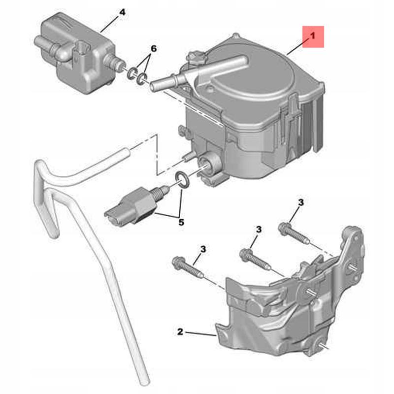 Peugeot 407 wymiana filtra paliwa